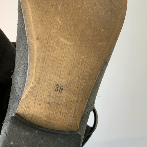 Steven By Steve Madden Robbyn Ankle Bootie Size 9 Leather Gray - Picture 5 of 15